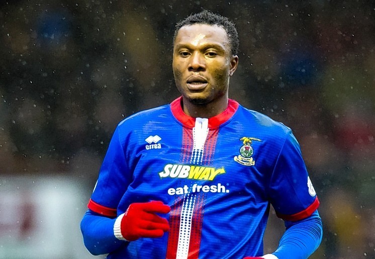 Edward Ofere scored on his Caley Thistle debut on Saturday