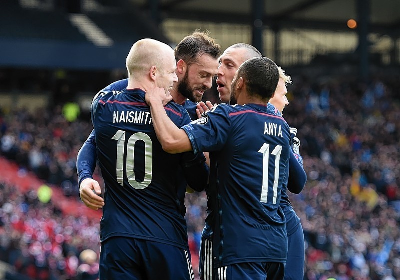 Steven Fletcher scored a hat-trick for Scotland