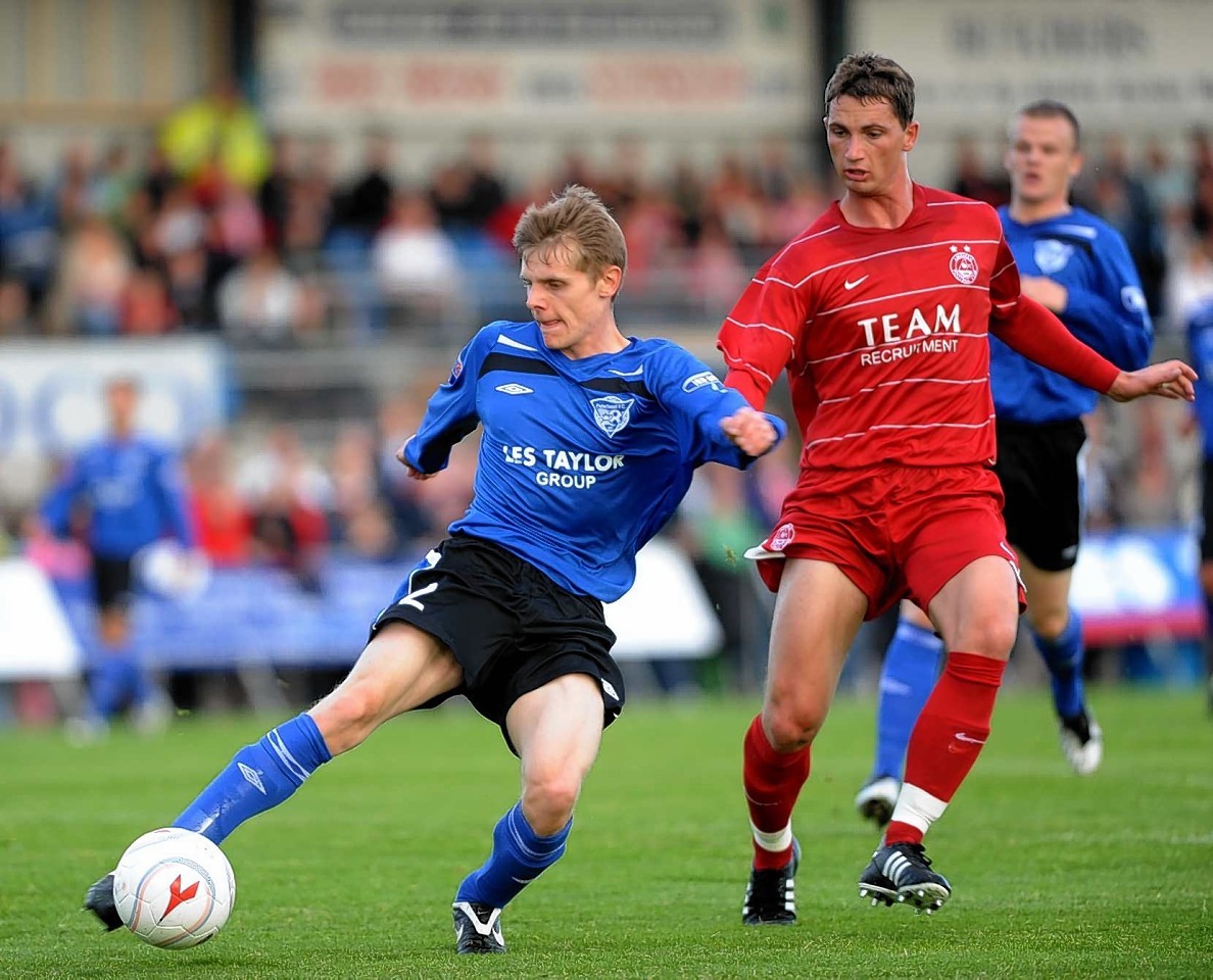 Gary Macdonald in his Aberdeen playing days