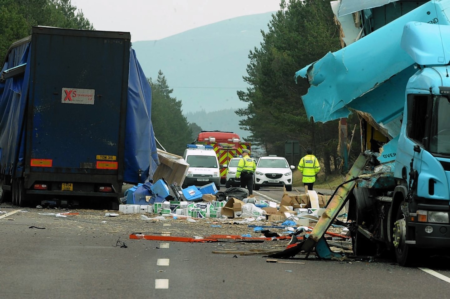 Alexander Fraser died in the two-lorry crash on the A9