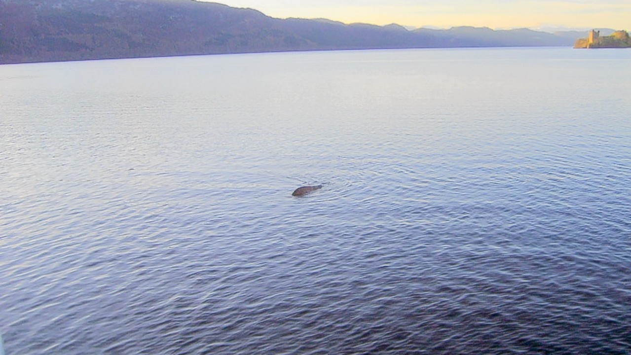 This strange picture was taken on Loch Ness in 2013