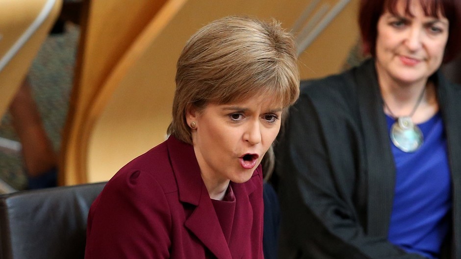 Nicola Sturgeon  was accused of fiddling research justifying full fiscal autonomy for Scotland.