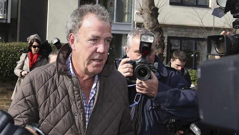 Jeremy Clarkson claimed that a rant against BBC bosses at a charity event was all in jest