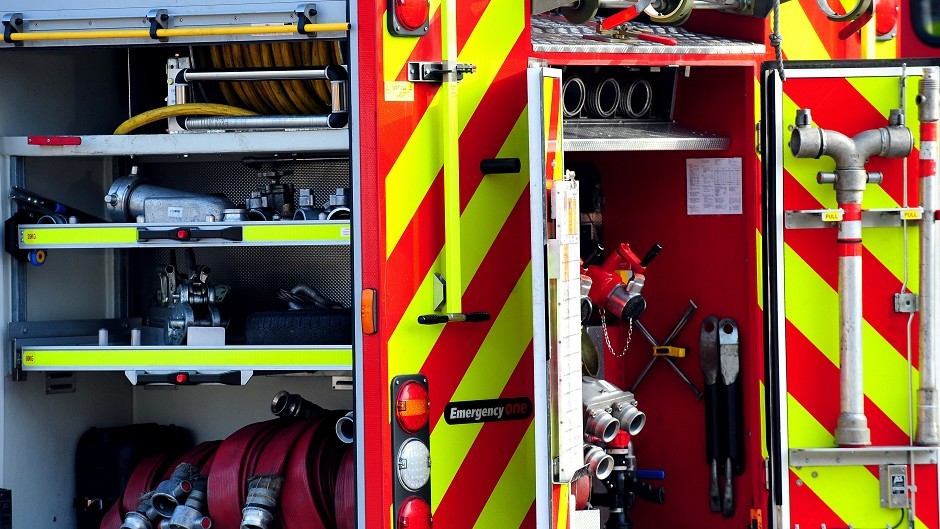 Firefighters attended the fire at a home in Rosemarkie