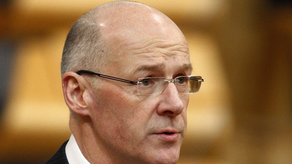 John Swinney  blamed uncaring UK governments for an increase in in-work poverty.
