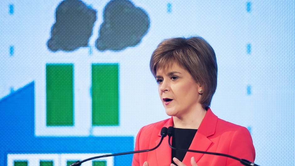 Nicola Sturgeon condemned said a minority UK government could be good for the country.