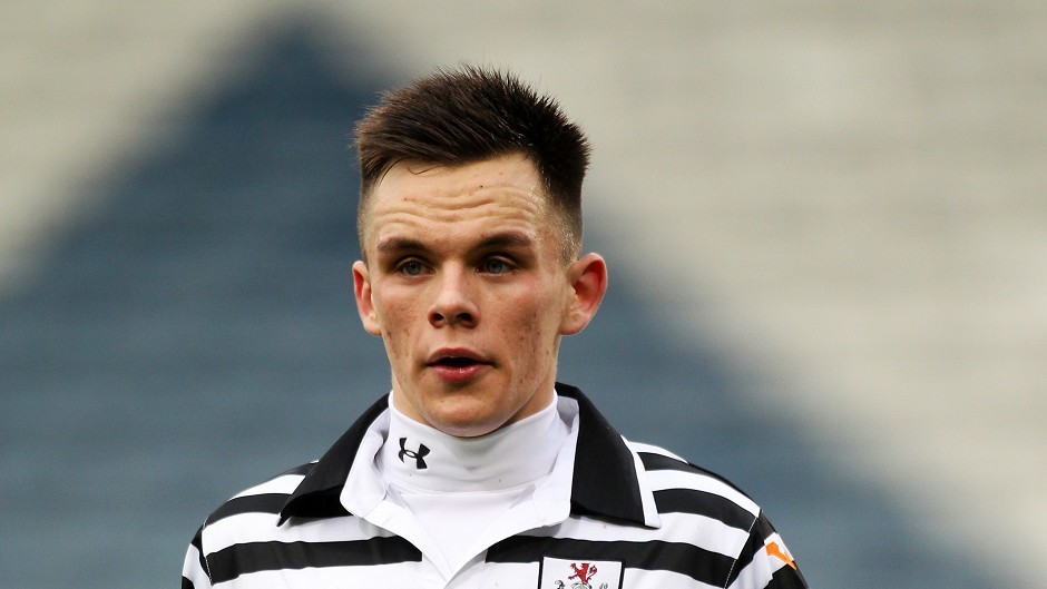 Lawrence Shankland, pictured, scored twice in the friendly against Hungary