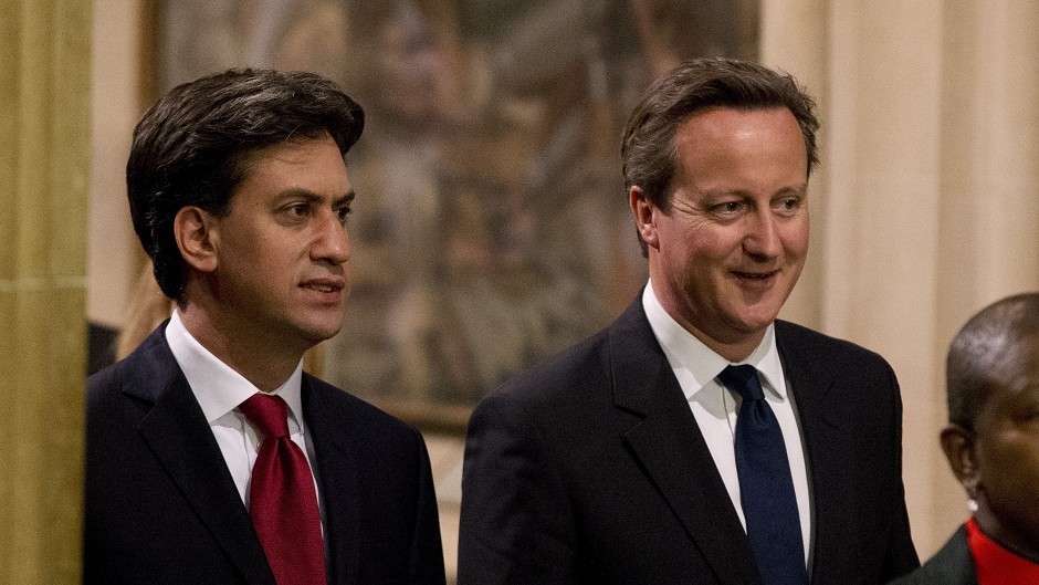 Ed Miliband and David Cameron exchanged insults at PMQs
