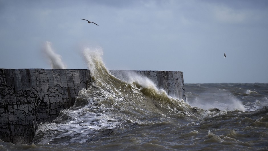 The Met Office are warning of wind speeds up to 75mph