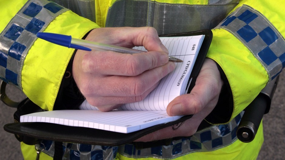 Police targeted speeders in Peterhead