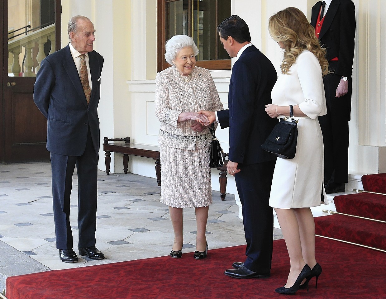 President Nieto also visited the Queen on his trip to the UK 
