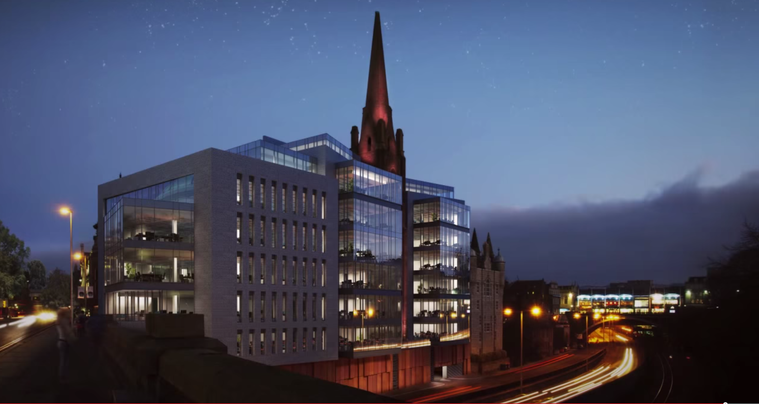 Artist impressions of plans for the Triple Kirks site