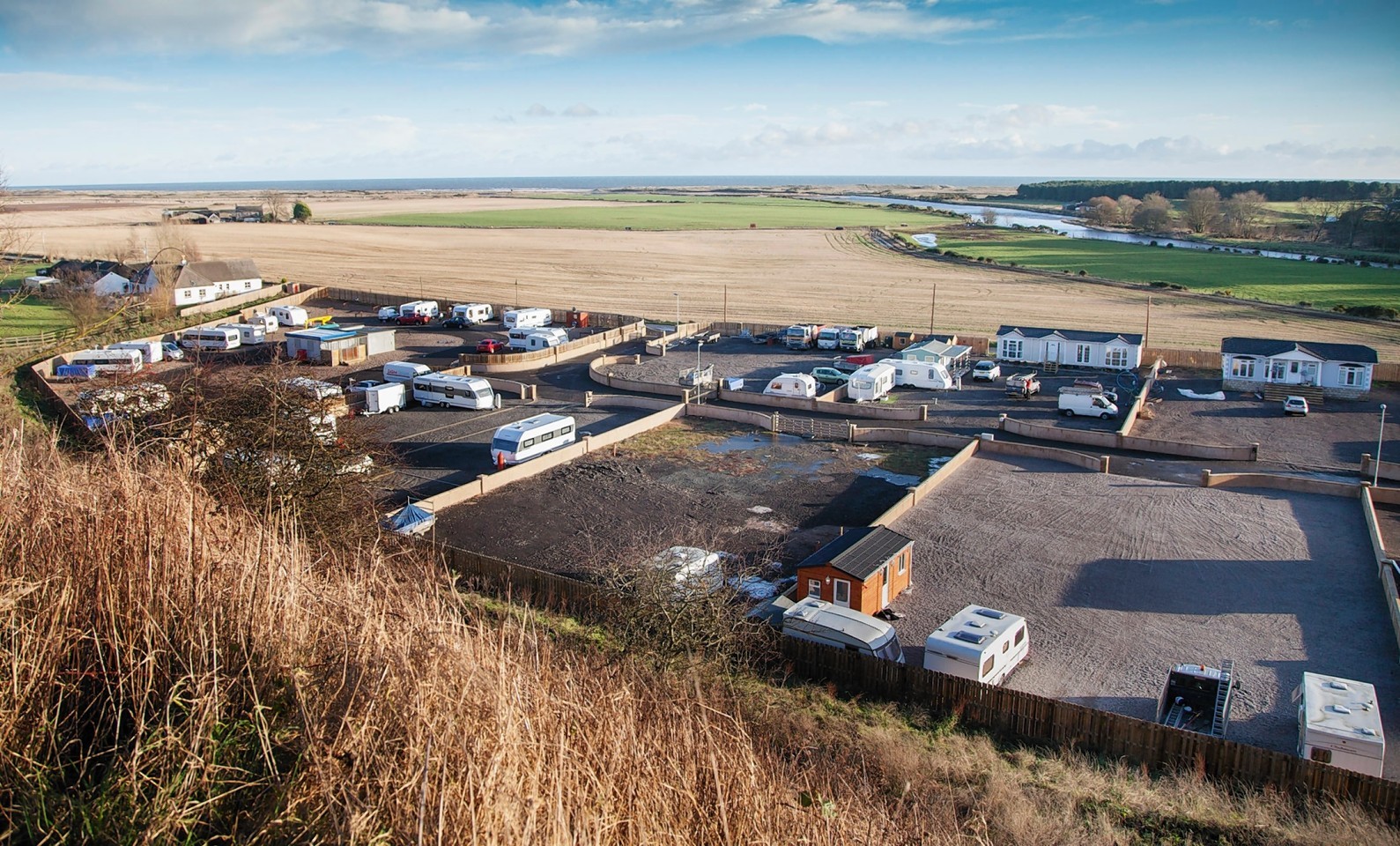 The St Cyrus travellers site