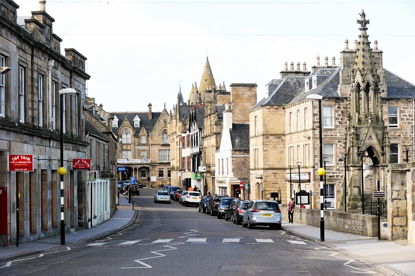 Tain town centre