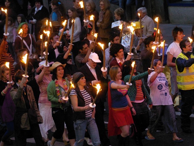 The Aberdeen Torcher Parade in years gone-by