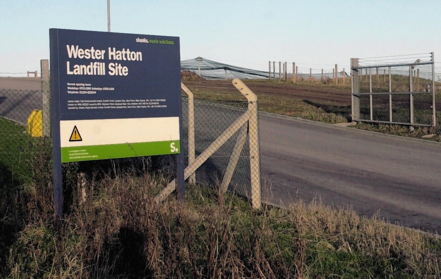 Wester Hatton landfill, near Balmedie