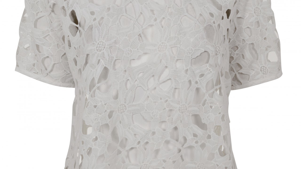 White Lace Top £32, BHS