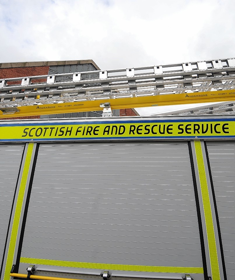 Three appliances were called to the scene of the fire, on School Walk