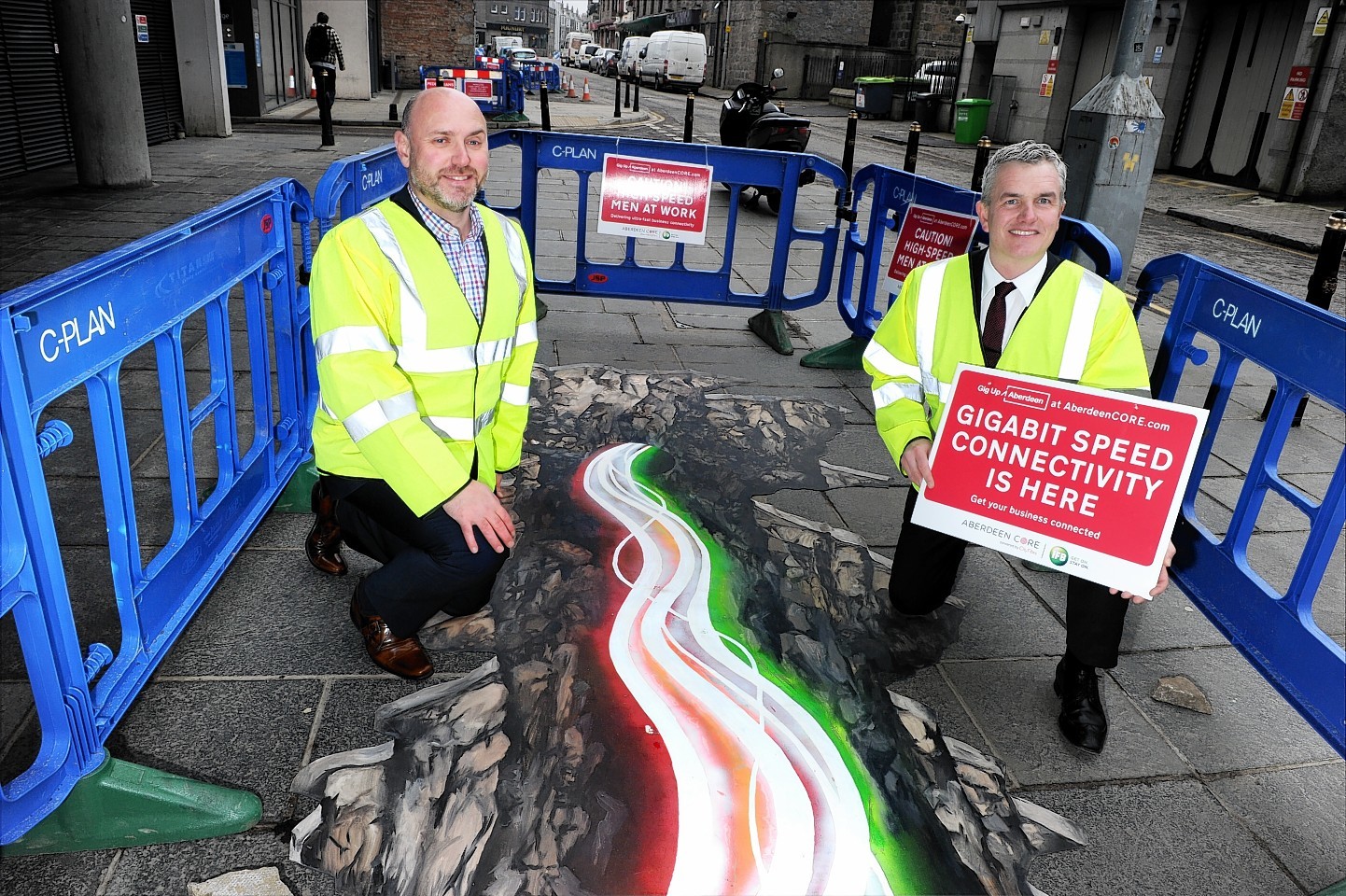 The “Aberdeen CORE” is being laid by infrastructure builder CityFibre