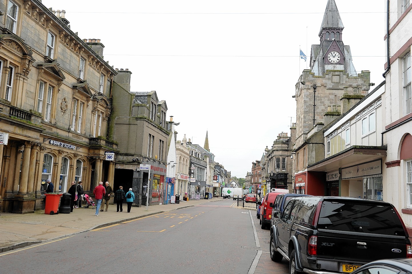 Nairn town centre.