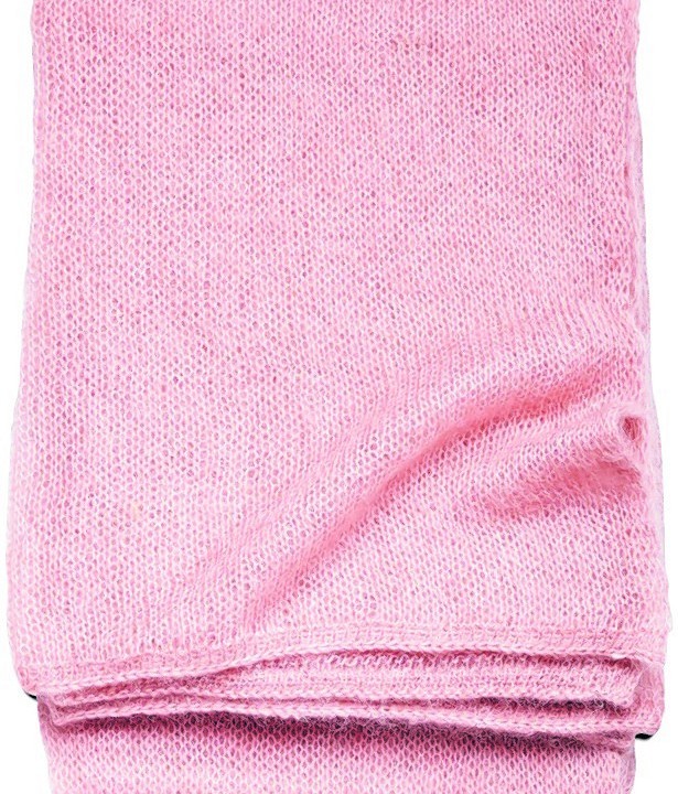 Blush pink plaid throw, £99, www.boconcept.com