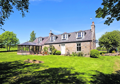 Uppermuir Farmhouse in Aberdeenshire