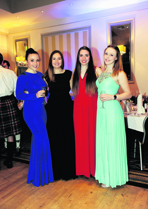Morven Shaw, Erin Wyness, Holly Reid and Christie Duff