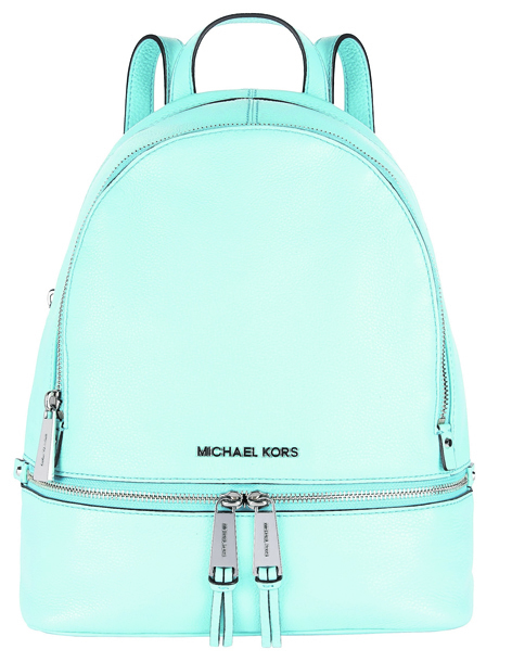 Michael Kors blue small backpack