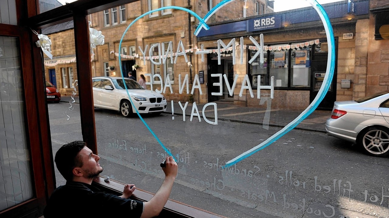 Dunblane gets set for its very own sporting royalty wedding