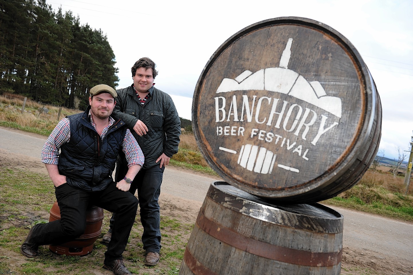 Guy and Mungo Finlayson will run the first ever Inverurie Beer Festival this Autumn following the success of the Banchory Beer Festival. Credit: Kenny Elrick.