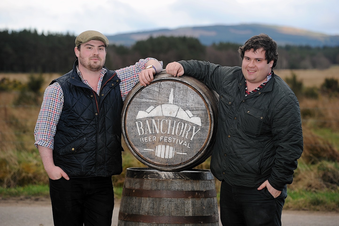 Guy and Mungo Finlayson will run the first ever Inverurie Beer Festival this Autumn following the success of the Banchory Beer Festival. Credit: Kenny Elrick.