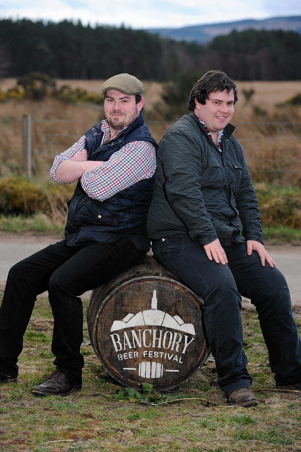 Guy and Mungo Finlayson will run the first ever Inverurie Beer Festival this Autumn following the success of the Banchory Beer Festival. Credit: Kenny Elrick.