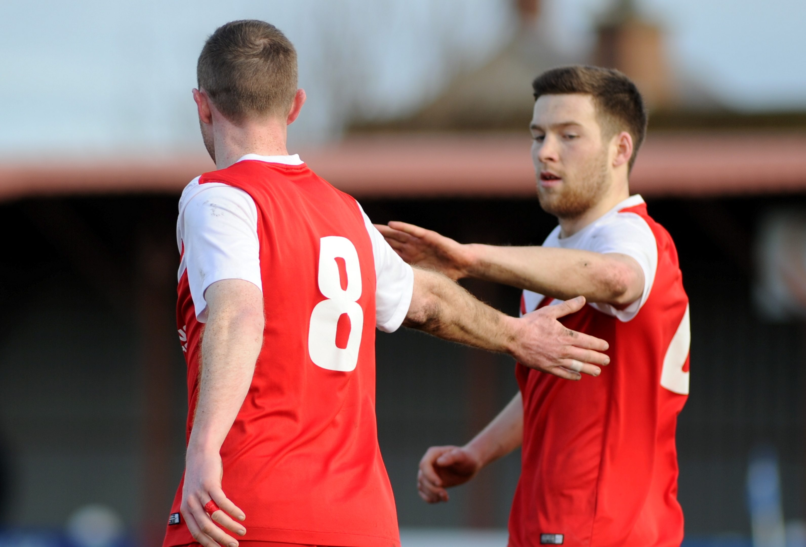 Brora celebrate collecting another three points