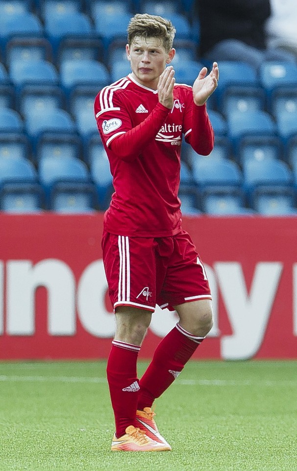 Cammy Smith applauds the fans after he secure the win with a second half header