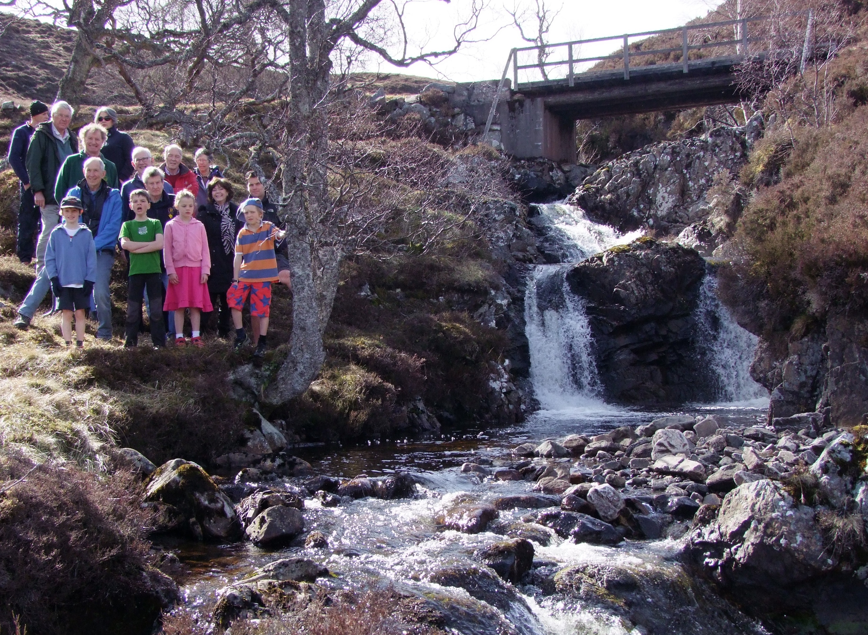 A hydro scheme is being developed at Corriemulzie burn, Braemar . 
Photo by John Macpherson