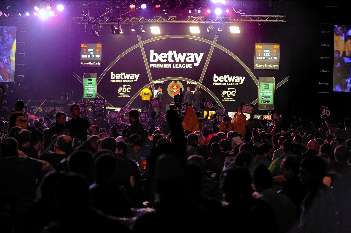 The Betway Premier League Darts at the AECC in Aberdeen