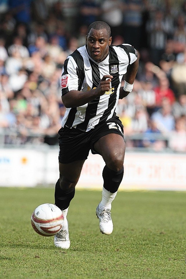 Delroy Facey in action for Notts County