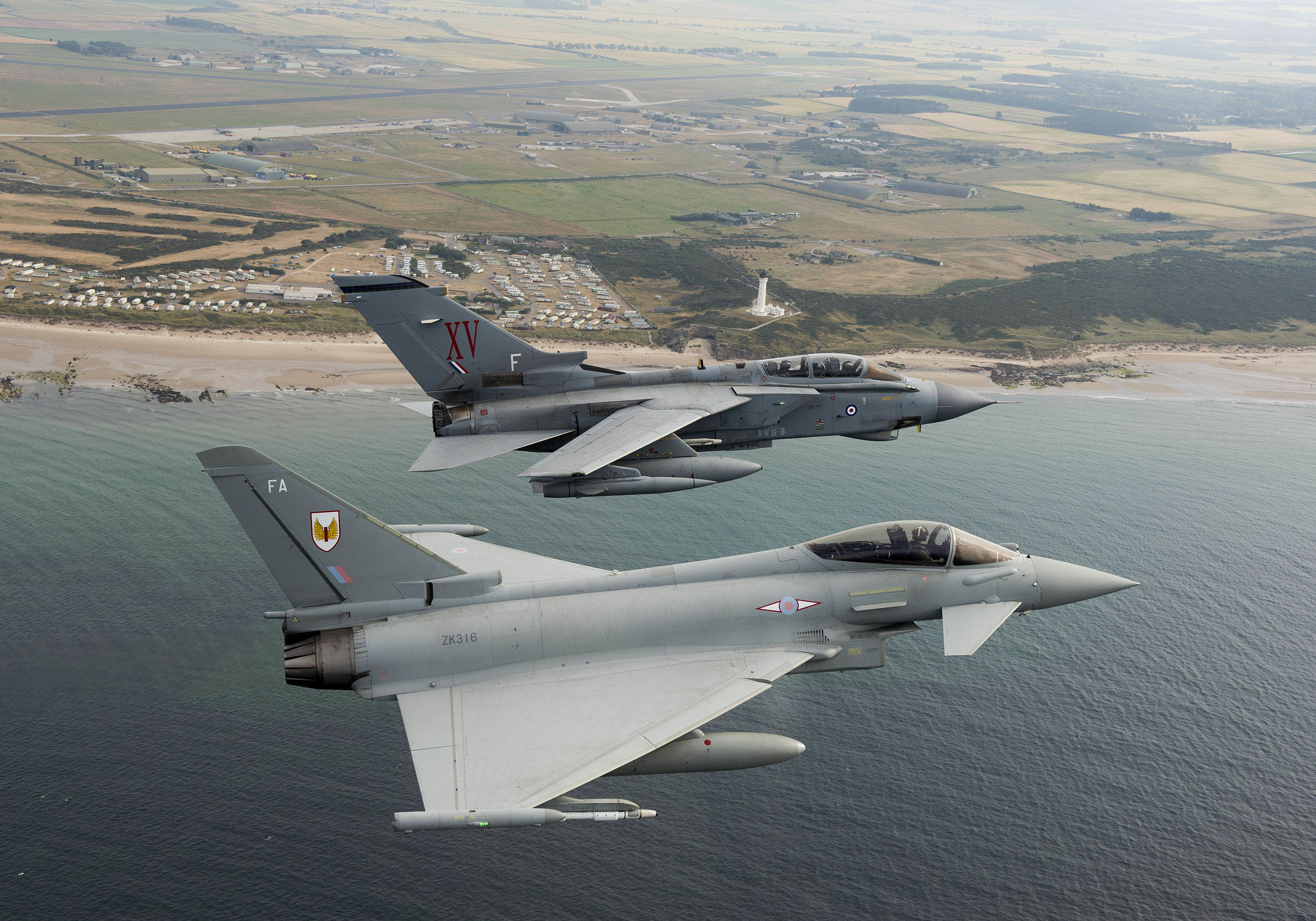 RAF Lossiemouth Typhoons have been involved in three recent incidents