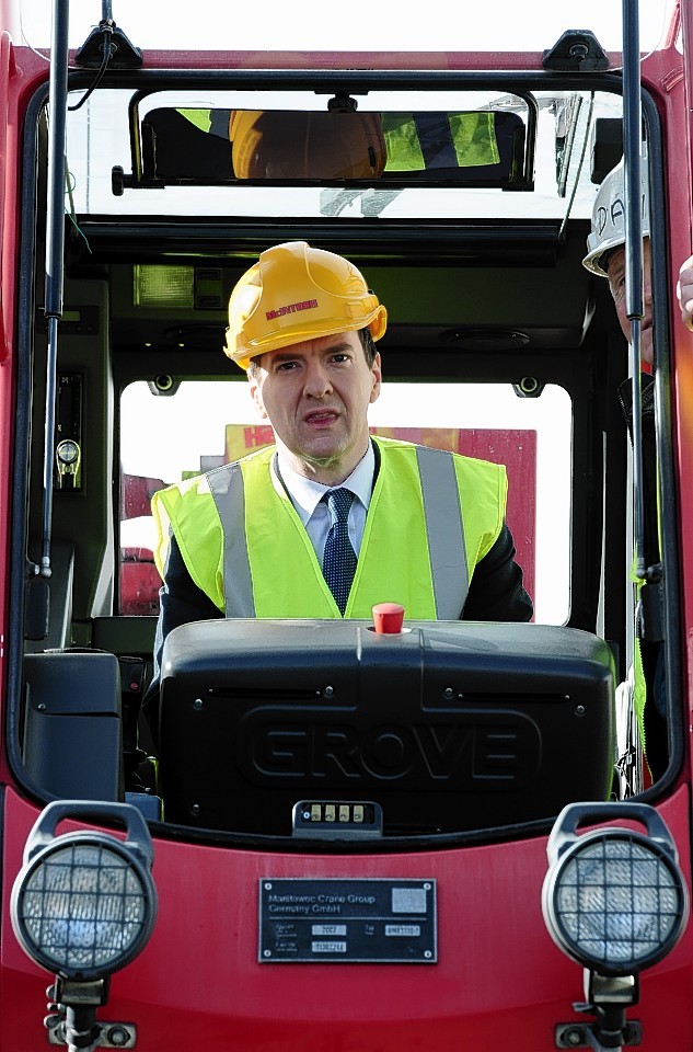 George Osborne on his visit to Aberdeenshire