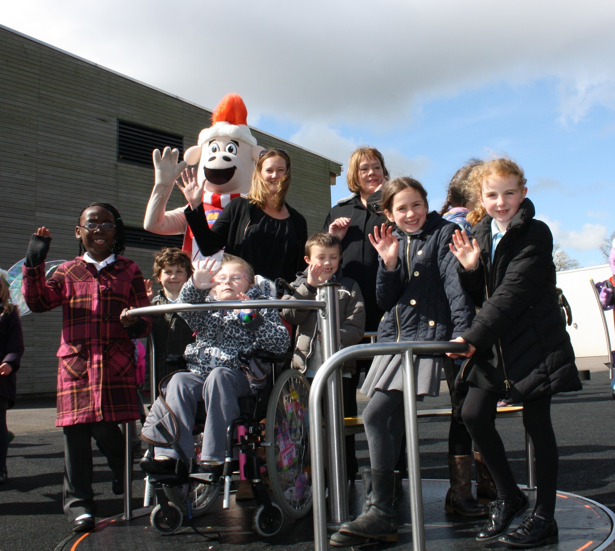 Both disabled and able-bodied children will be able to play on the new specialist equipment.