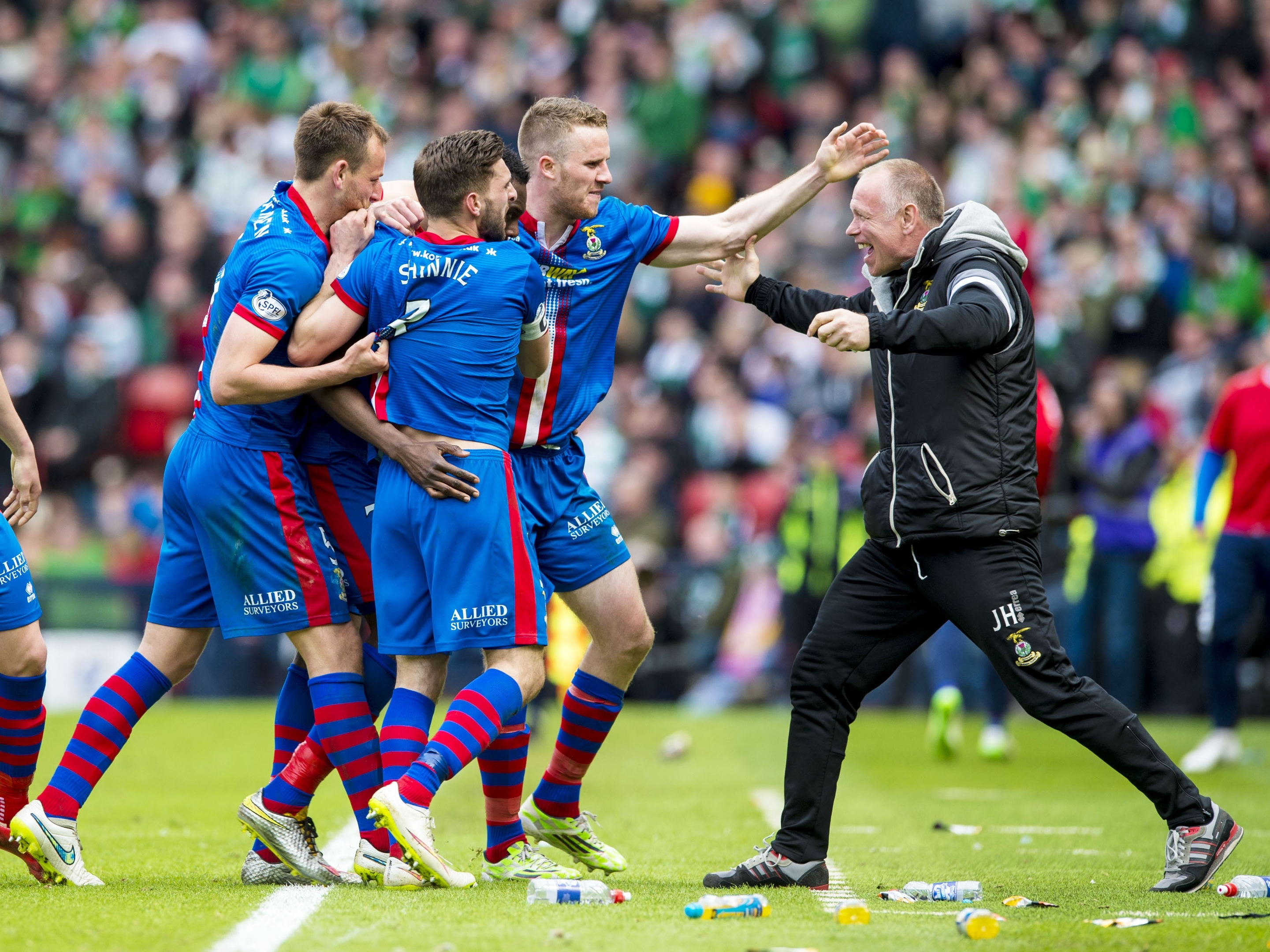 Inverness defeated Celtic twice last season.