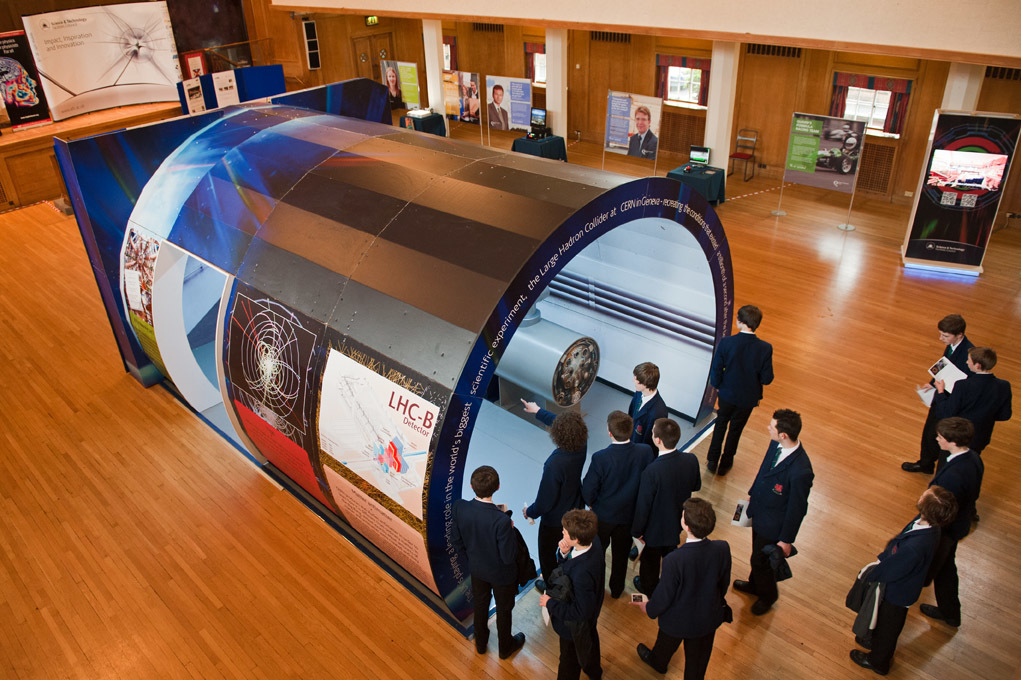 A section of the LHC will be on display at the exhibition