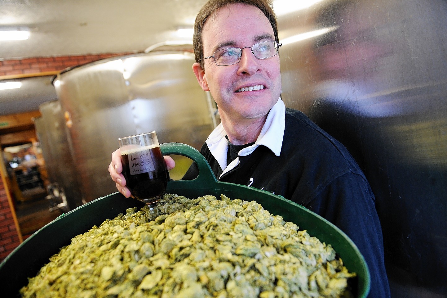 Steve Crossland of the Loch Ness Brewery 
