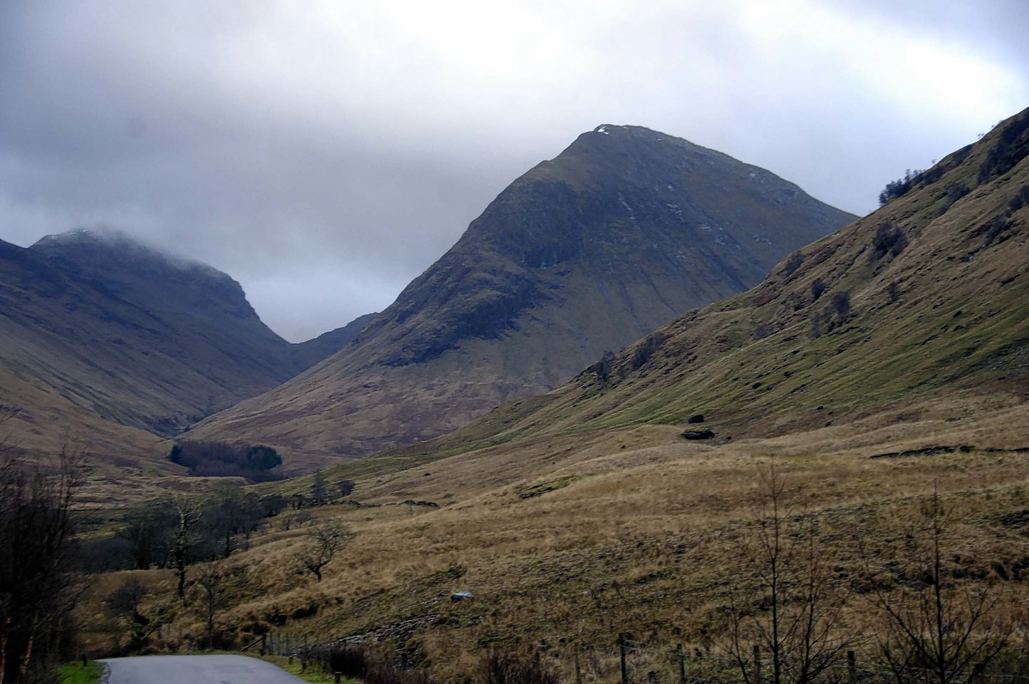 A man has died while walking in Glencoe