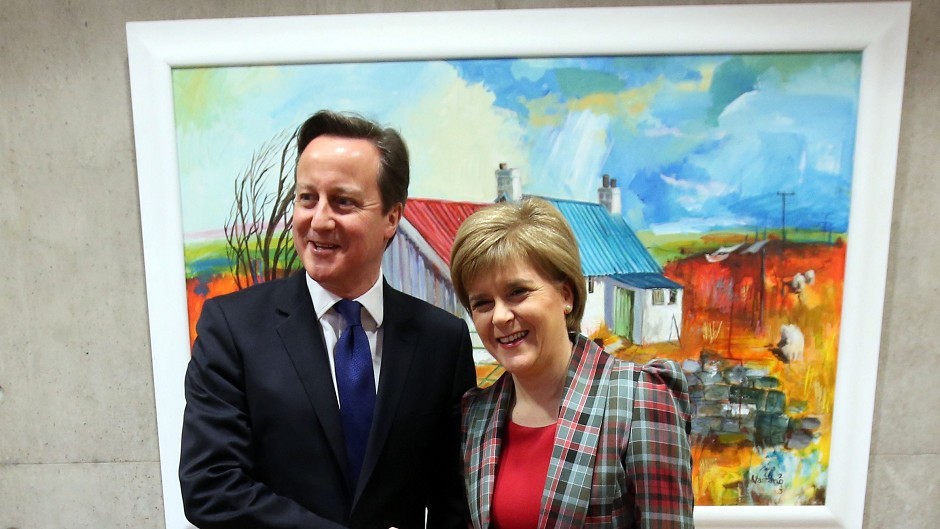 David Cameron and Nicola Sturgeon.