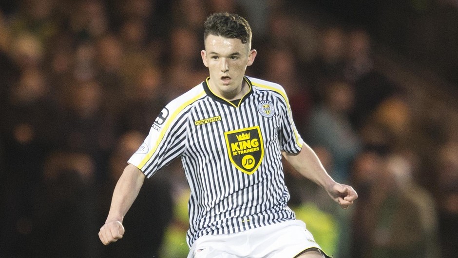 John McGinn is looking to leave St Mirren 