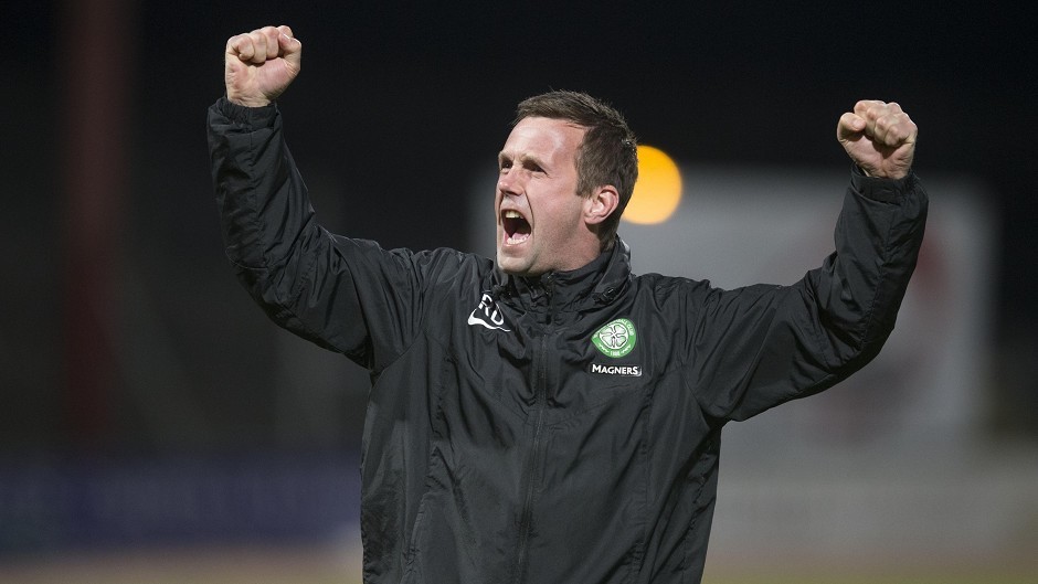 Ronny Deila's Celtic claimed the title this season but McInnes is hoping for a closer contest next year