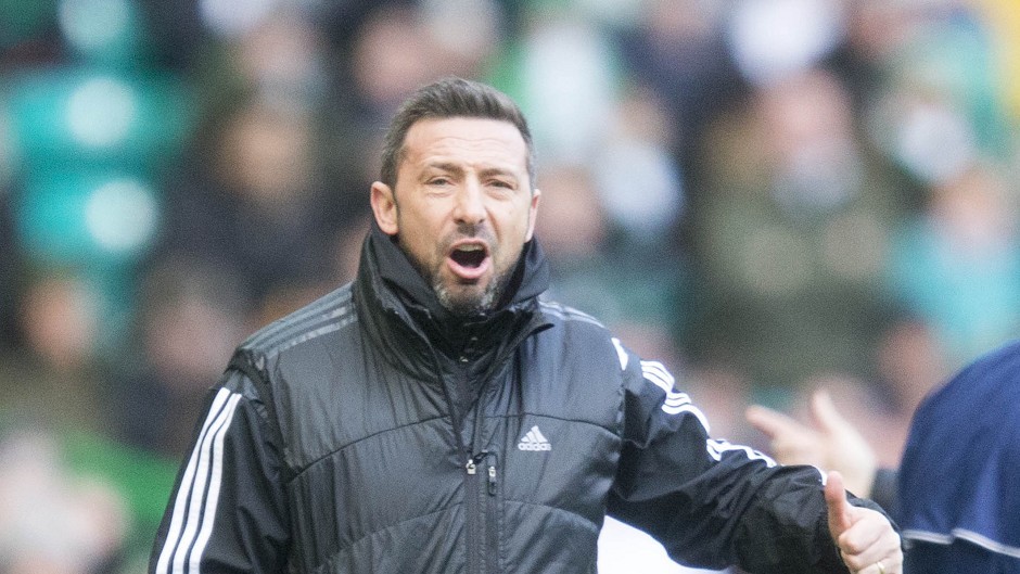 Aberdeen manager Derek McInnes has written off his side's chances of catching Celtic