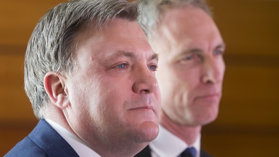 Jim Murphy, right, said he and shadow chancellor Ed Balls are 'singing from the same hymn sheet'