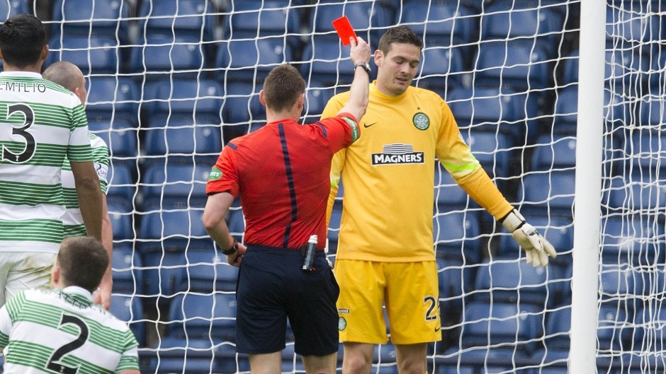 Craig Gordon's red card proved to be the turning point